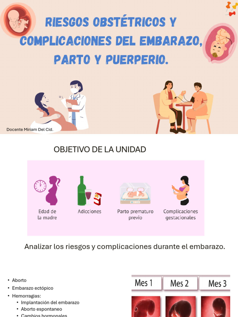 Manejo de Amenaza de Aborto y Complicaciones | PDF | El embarazo ...