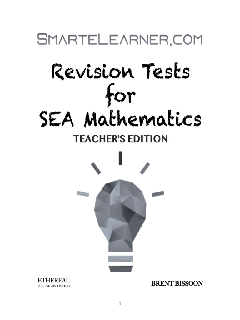 Mathematics Revision Tests for SEA | PDF | Numbers | Mathematics