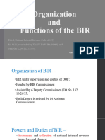 2.0 Organization and Function of The BIR (Title 1 of Tax Code)