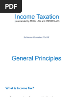 3.0 General Principles of Income Tax and Gross Income