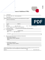 Additional TRF Request Form 0