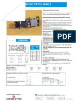 Rotary Key Switch FRMC 6 Data Sheet