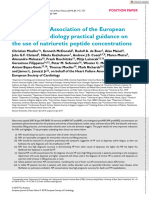 2019 EUR J of HF Heart Failure Association of The ESC On The Use of Natriuretic Peptides