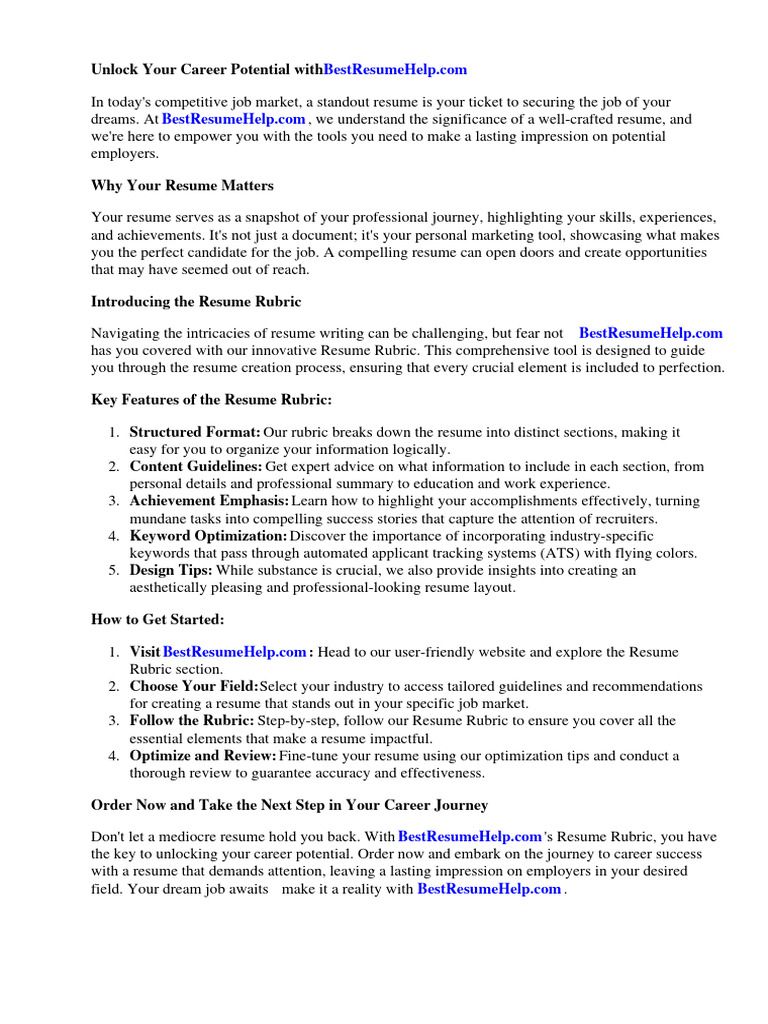 Resume Rubric PDF R sum - 1713749233