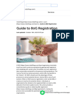 Guide To 80G Registration - IndiaFilings