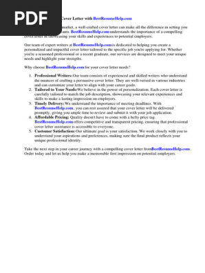 Cover Letter Asking for Internship