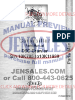 Caterpillar d6c Crawler Parts Manual SN 10k7953 10k11939