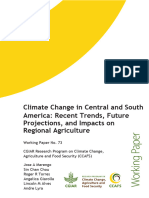 Climate Change in CA and SA Final