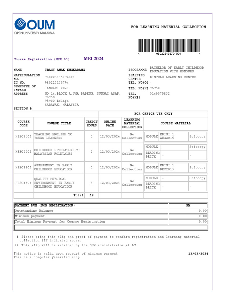 Print Course Confirmation | PDF | Payments | Services (Economics)