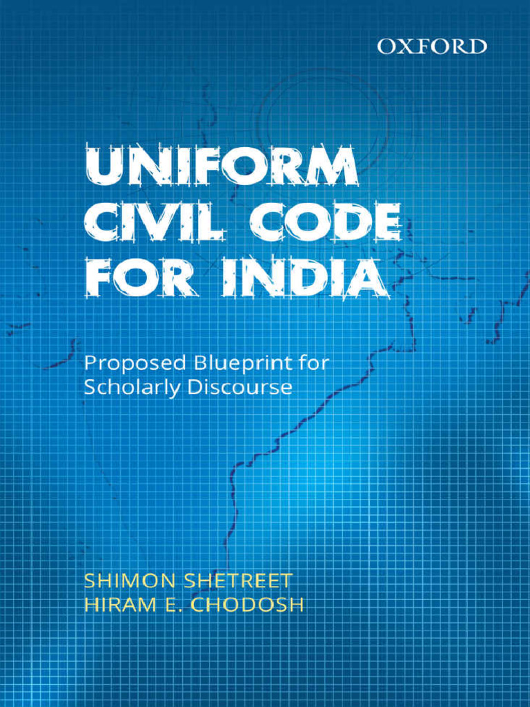 Blueprint for India's Uniform Civil Code | PDF | Separation Of Church ...