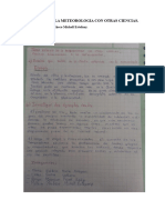 RELACIÓN DE LA METEOROLOGIA CON OTRAS CIENCIAS