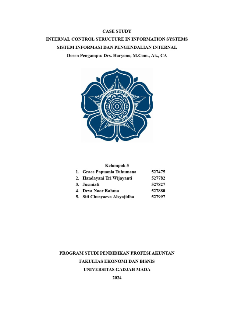 Kelompok 5 - Tugas Case Study SPI | PDF | Accounts Payable | Supply ...