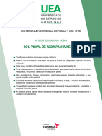 Caderno de Questões - Prova de Acompanhamento I - SIS UEA 2016