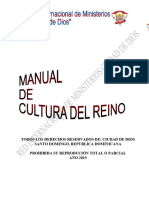 Actual Manual de Cultura Del Reino Formato Carta