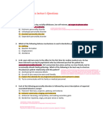 Personality Disorders Lecture's Questions Copy 3