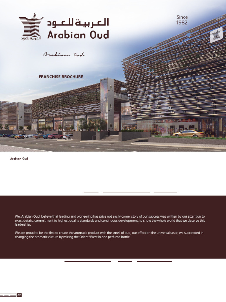 Arabian Oud Franchise Brochure PDF Franchising Perfume