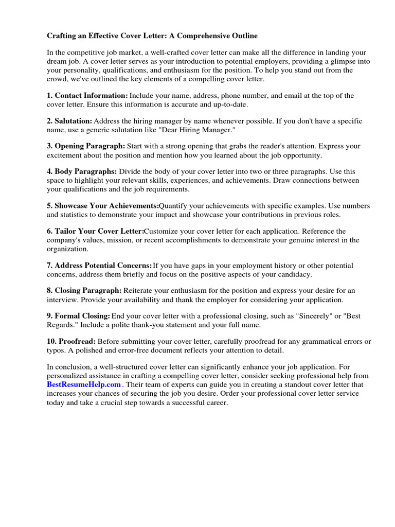 Cover letter outline pdf r sum http cookie