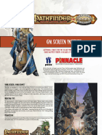 Pathfinder® For Savage Worlds - GM Screen Inserts (v1.0)