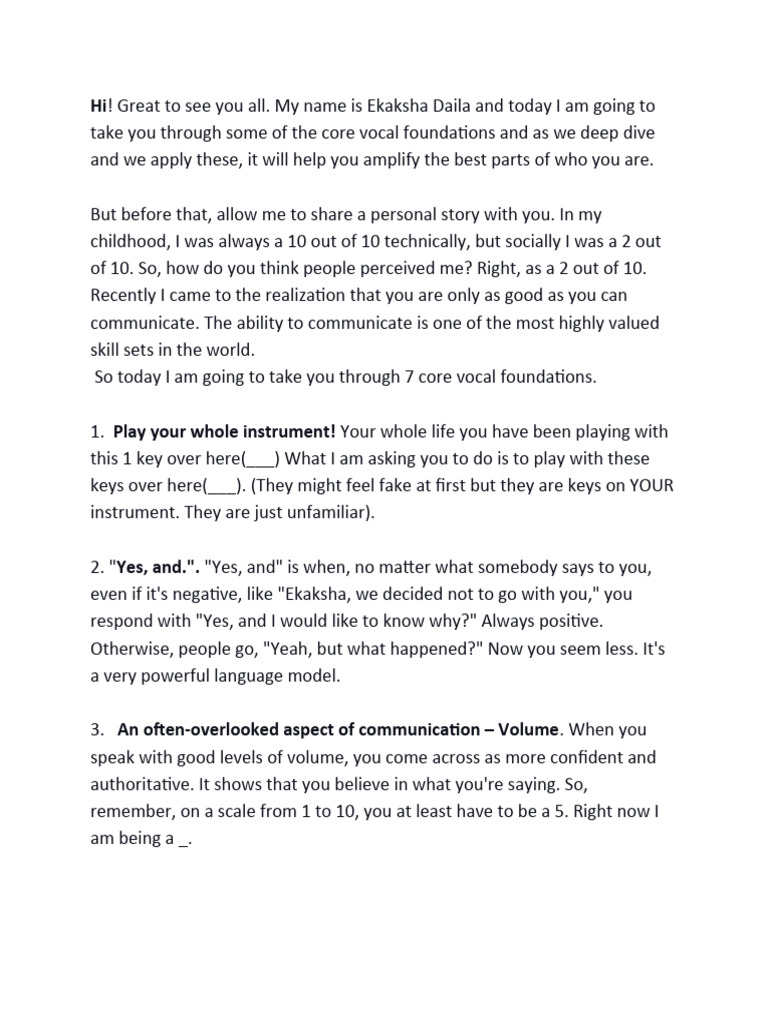 Speech On Basics Of Communication Skills Pdf Communication Human