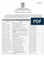 CAED 2020 - Resultado Do Processo Seletivo - 1 REVISÃO