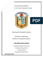 Calor Diferencial de Solucion
