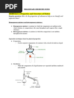 Summary Notes - YR11 Module 1 (Chemistry)