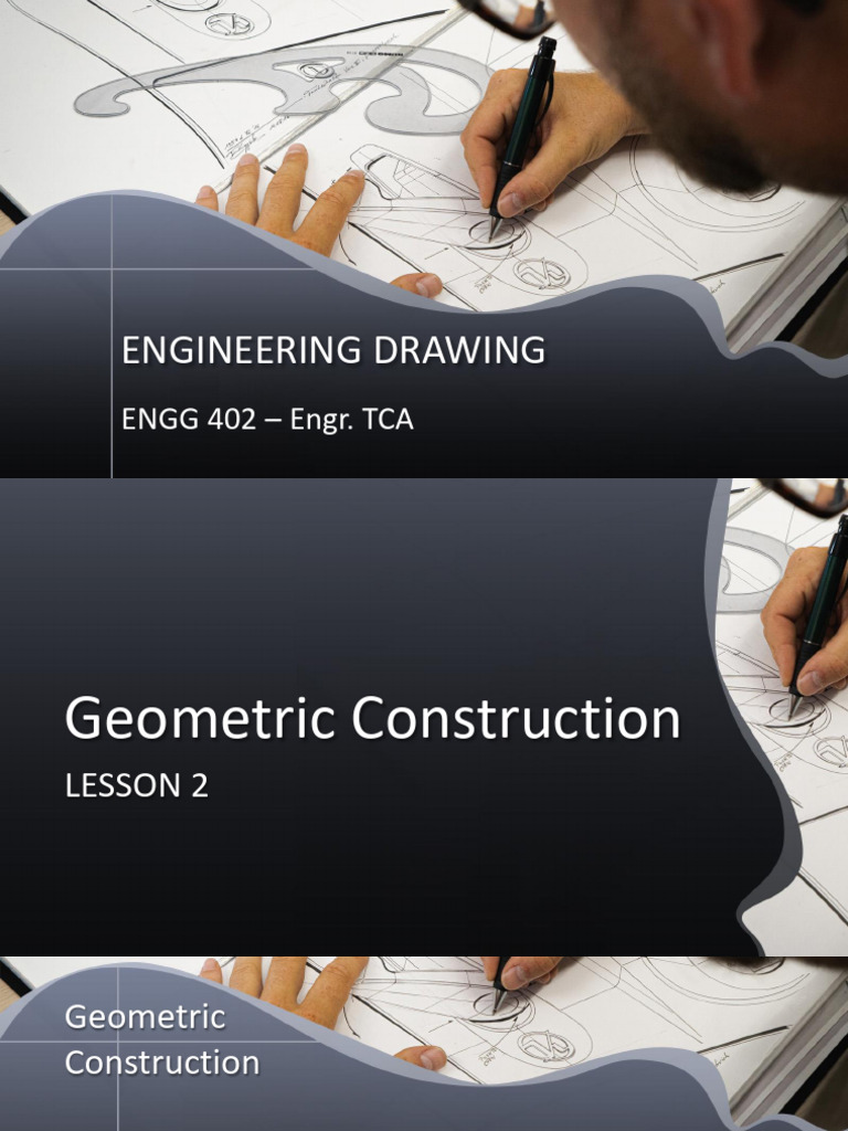 Geometric Construction Techniques in Engineering | PDF | Circle | Line ...