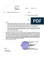 Surat Pelaksanaan Bintek Dikbang Satker Polda