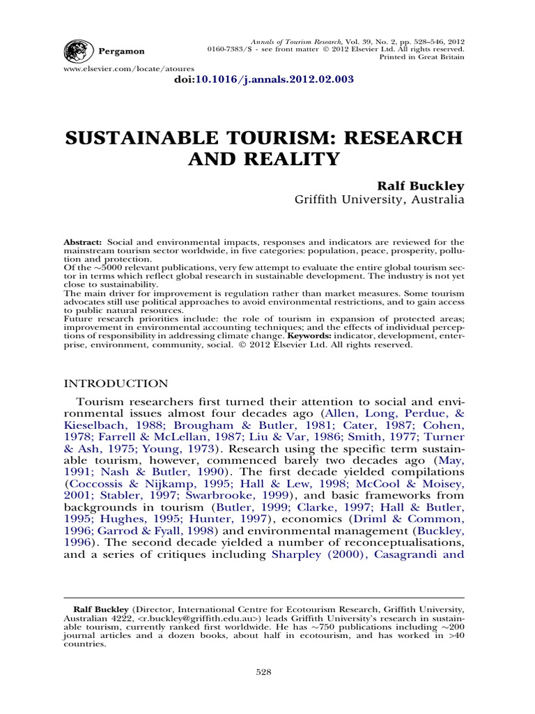 Sustainable Tourism Research and Reality 1itamyqmhu | PDF ...