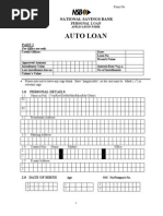 Application For Auto Loan