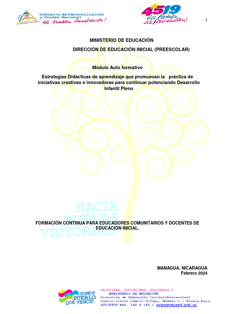 Módulo De Educación Inicial Descargar Gratis Pdf Educación De La