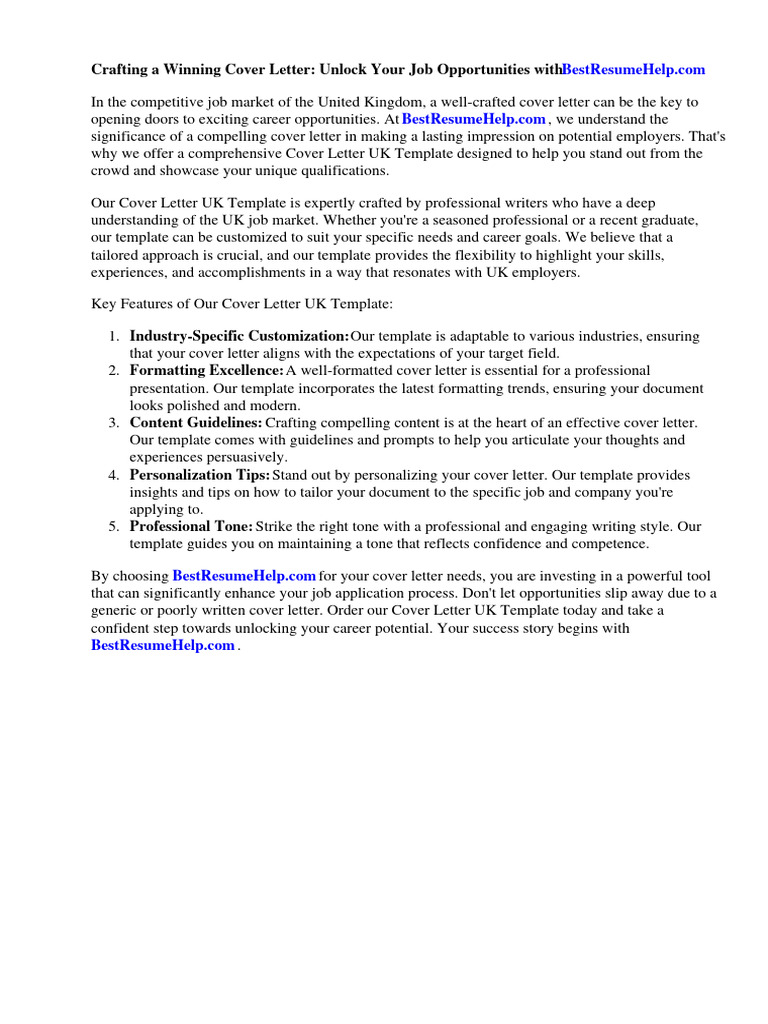 Cover Letter Uk Template | Download Free PDF | Http Cookie | Recruitment