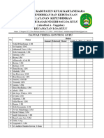 Daftar Kontrol Guru