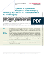 2022 EHJPC Perfil y Manejo de Urgencias y Emergencias Hipertensivas