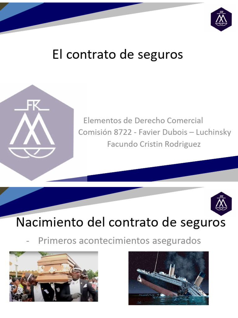 Elementos Clave del Contrato de Seguros | PDF | Póliza de seguros ...