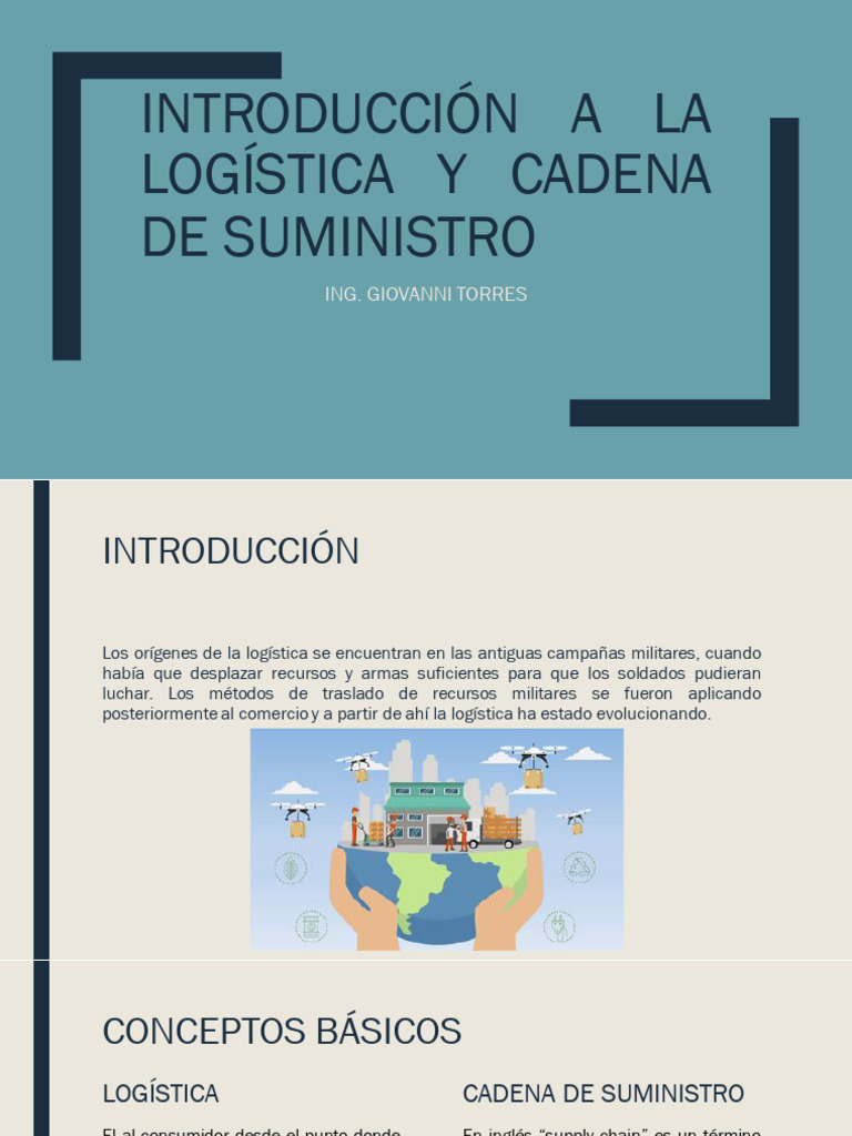 Introducción A La Logística y Cadena de Suministro | PDF | Logística ...