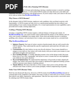Ui Ux Resume