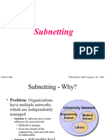 Subnetting: Mcgraw-Hill ©the Mcgraw-Hill Companies, Inc., 2000