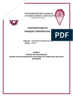 01 Fuentes de Financiamiento de Corto Plazo de Instituciones Bancarias Extranjeras