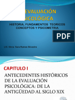 Evaluacion Psicologica Historia