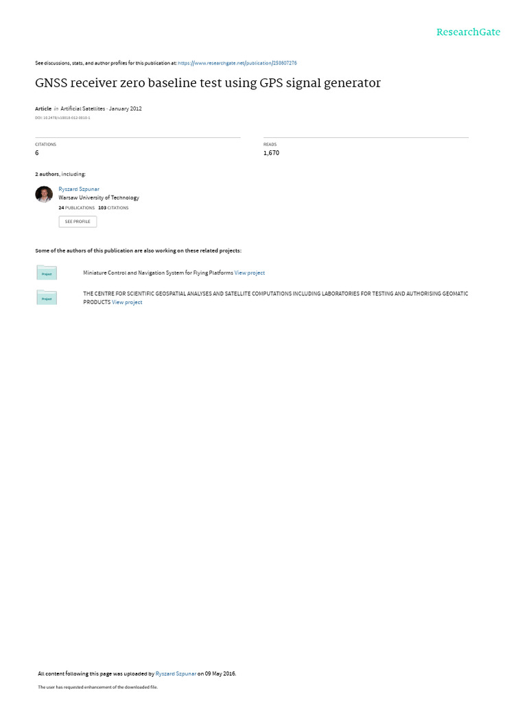 GNSS_receiver_zero_baseline_test_using_GPS_signal_ PDF Global