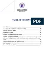 Table of Contents