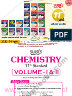 11th Chemistry EM Latest School Guides Note Book 2023 2024 English Medium PDF Download