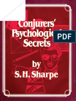 S.H. Sharpe - Conjurer's Psychological Secrets