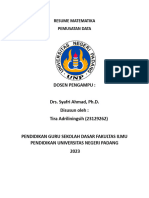 Resume Matematika Materi Pemusatan Data