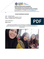 Filosofi Pendidikan Nasional - Aksi Nyata - Nama - Nim