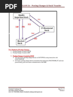 EWM CLASS 26 - Posting Changes - Stock Transfer Configuration