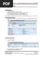 EWM CLASS 37 - Batch Management Process in SAP EWM