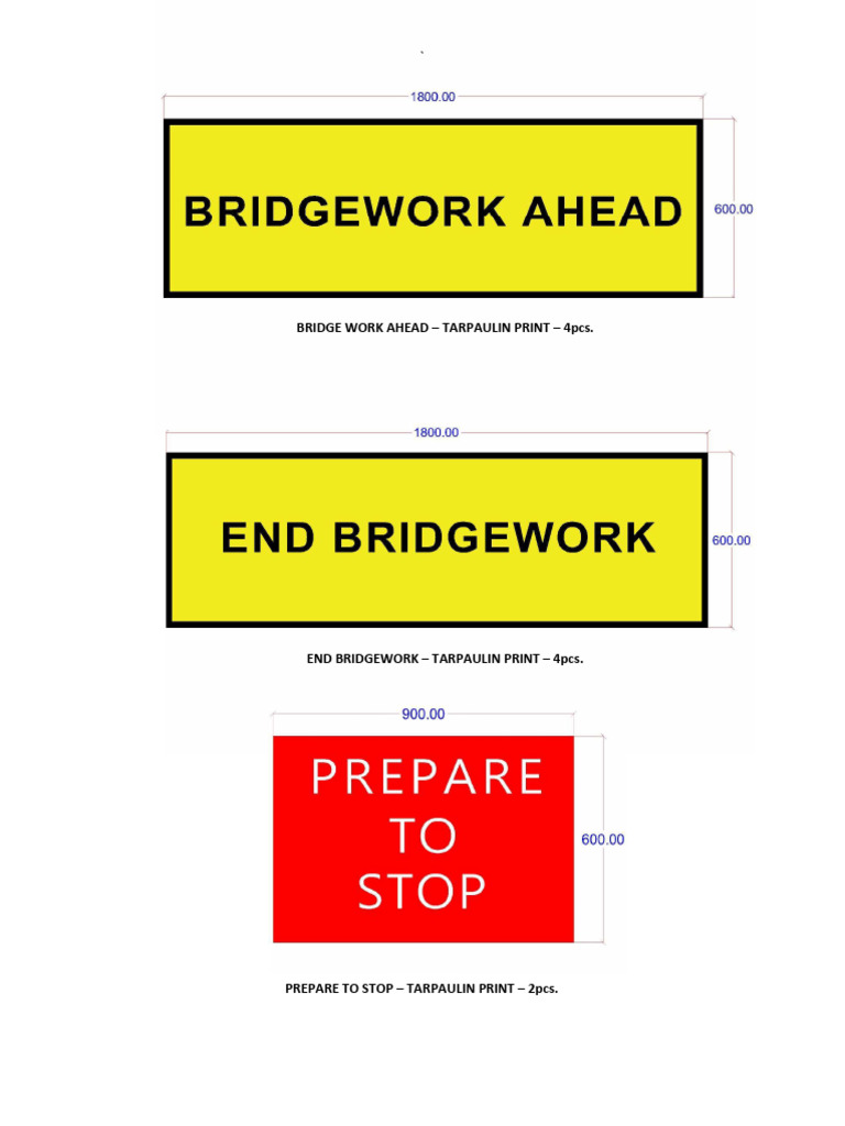 Warning Sign For Quotation | PDF