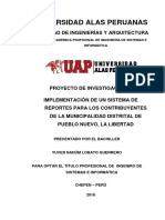 Proyecto de Sistema de Agua Potable